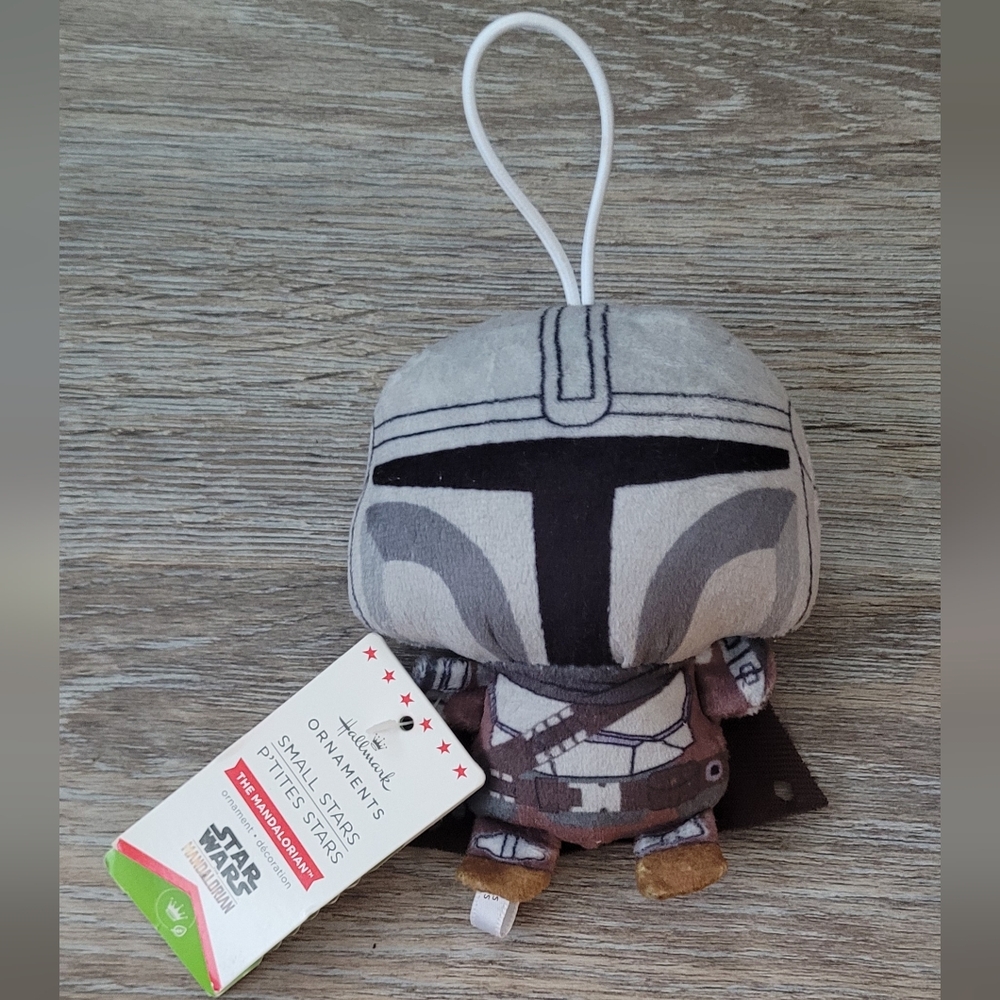 Hallmark The Mandalorian Plush Christmas Ornament, New With Tags